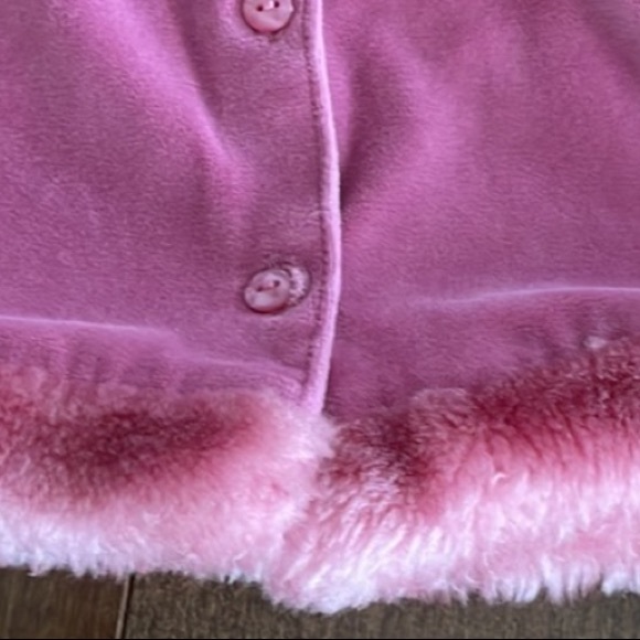 First Impressions Baby Girl’s Fur Coat - Pink 12M - Picture 5 of 9